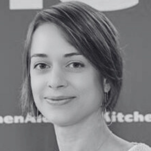 Black and white headshot of  Olivia Hanet.